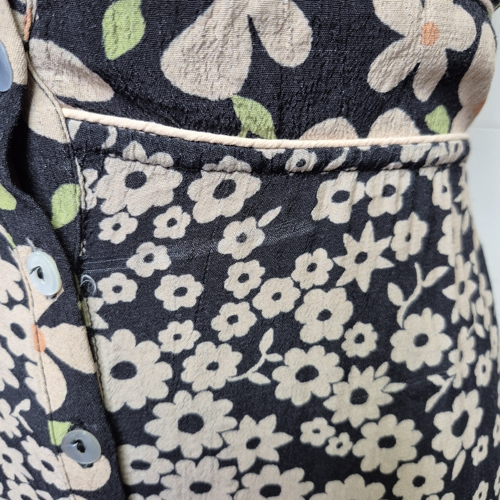 Free People Dewberry Black Floral Maxi Dress Size S - Picture 5 of 16